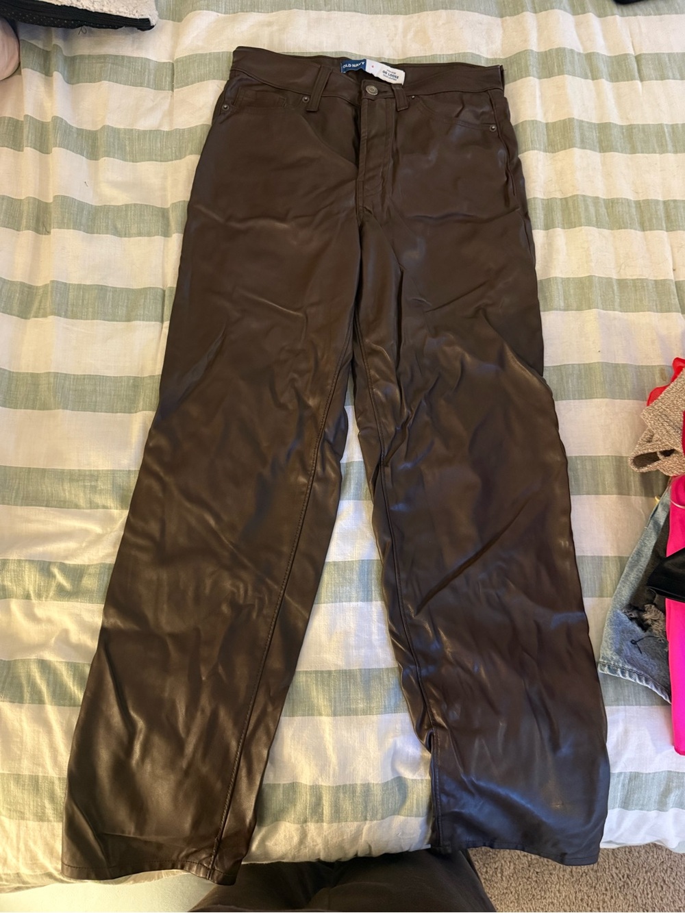 Leather Pants - Brown
